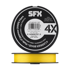 Шнур плетеный Sufix SFX 4X #1,0 0,165мм 135м (yellow)